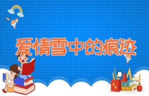 爱情雪中的痕迹