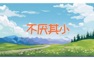 不厌其小