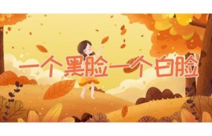 一个黑脸一个白脸