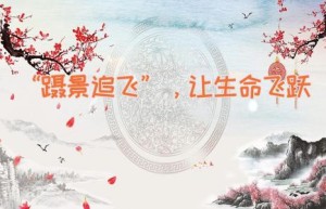 “蹑景追飞”，让生命飞跃