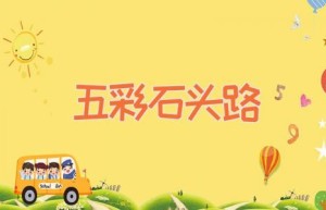 五彩石头路