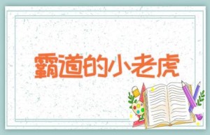 霸道的小老虎