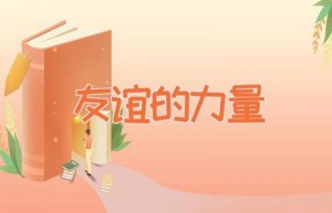 友谊的力量