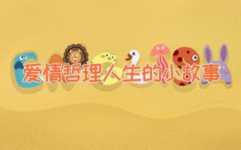 爱情哲理人生的小故事