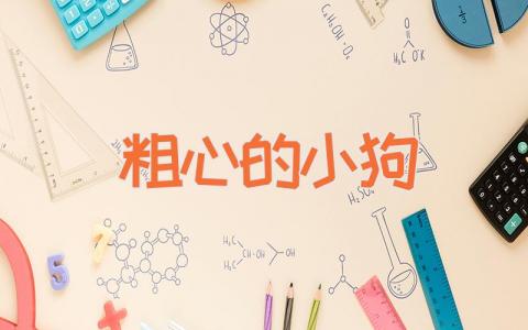 粗心的小狗